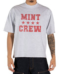 City Star Mint Crew Tee Heather Grey