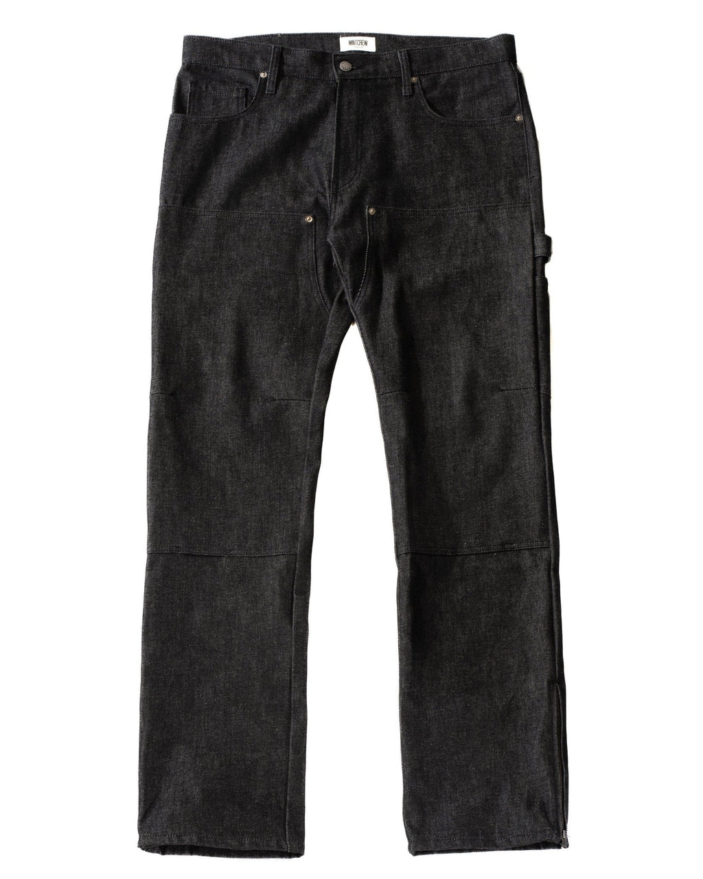 Mint Crew Carpenter Denim Raw Black MADE IN USA