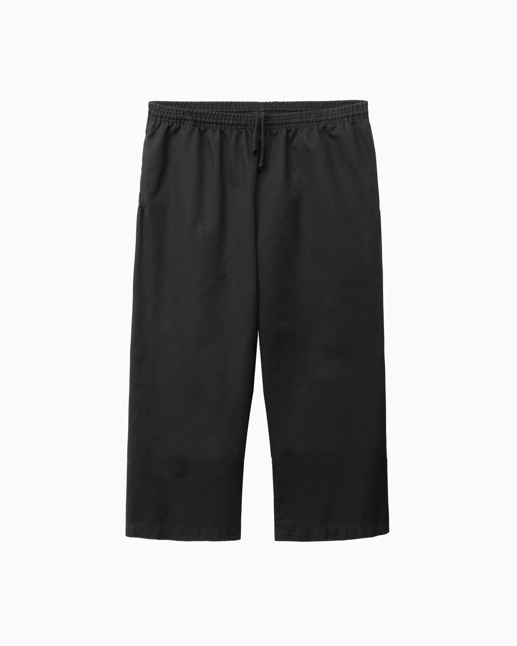 Mint Crew 3/4 Capri Easy Pants (Black)