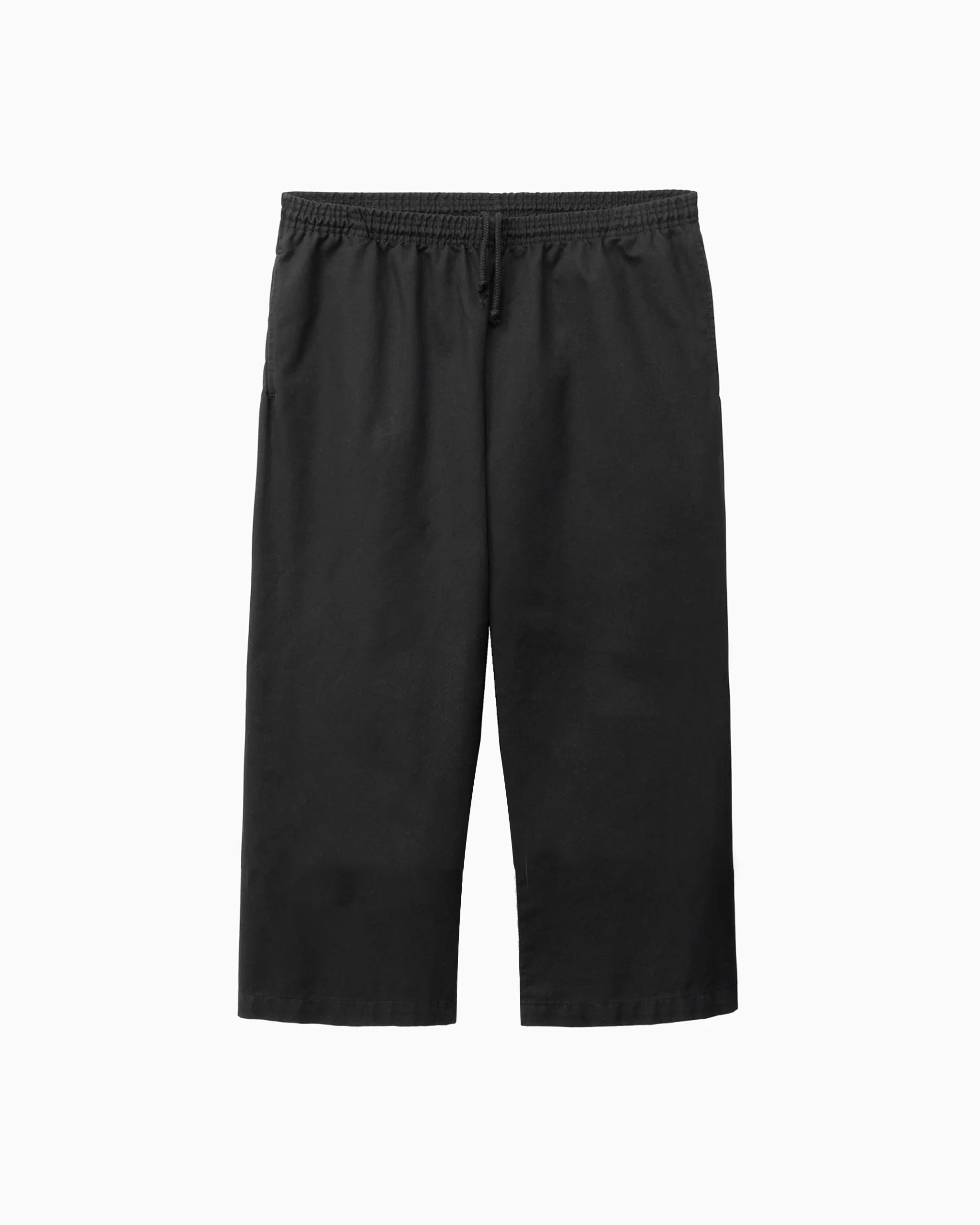 Mint Crew 3/4 Capri Easy Pants (Black)
