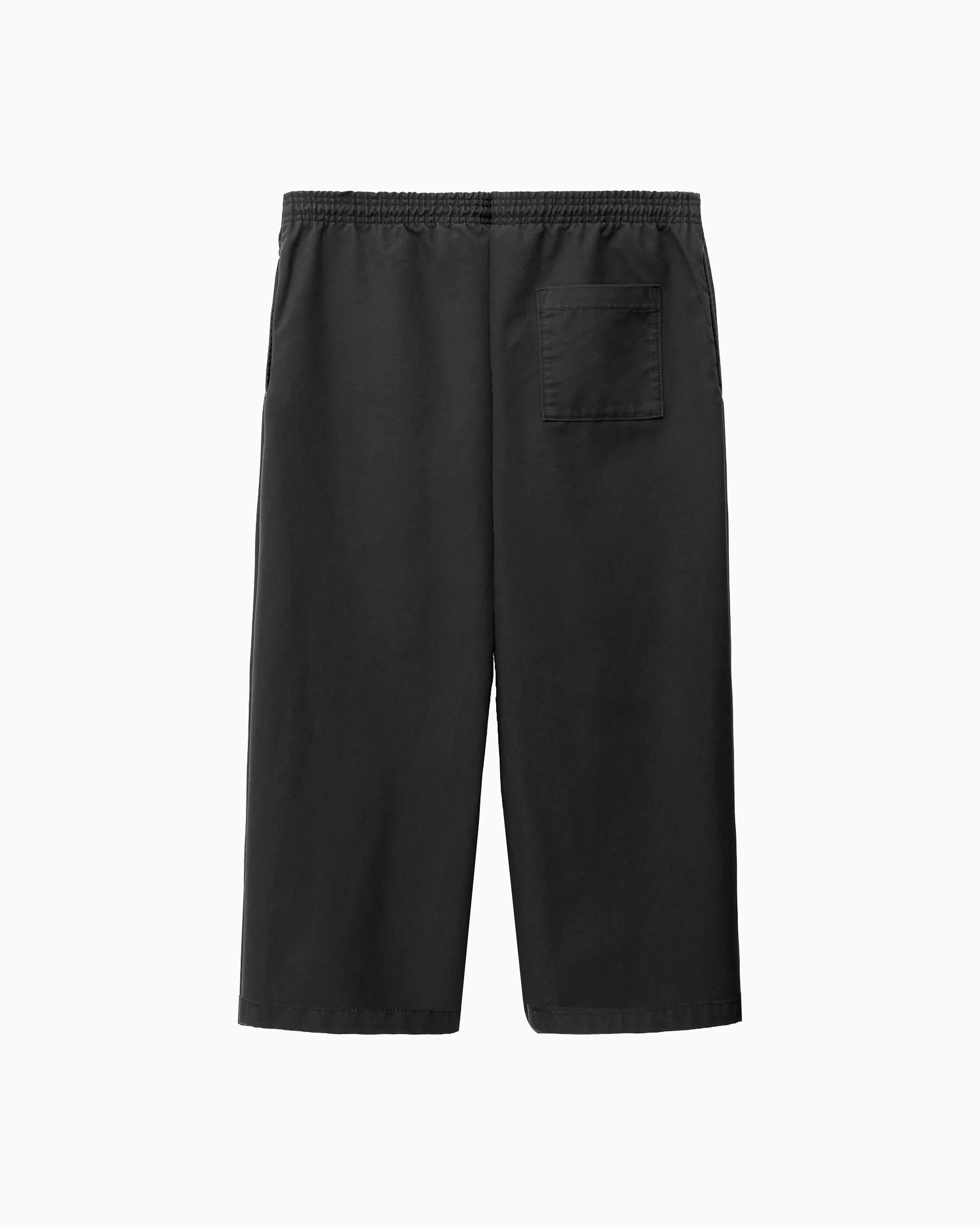 Mint Crew 3/4 Capri Easy Pants (Black)