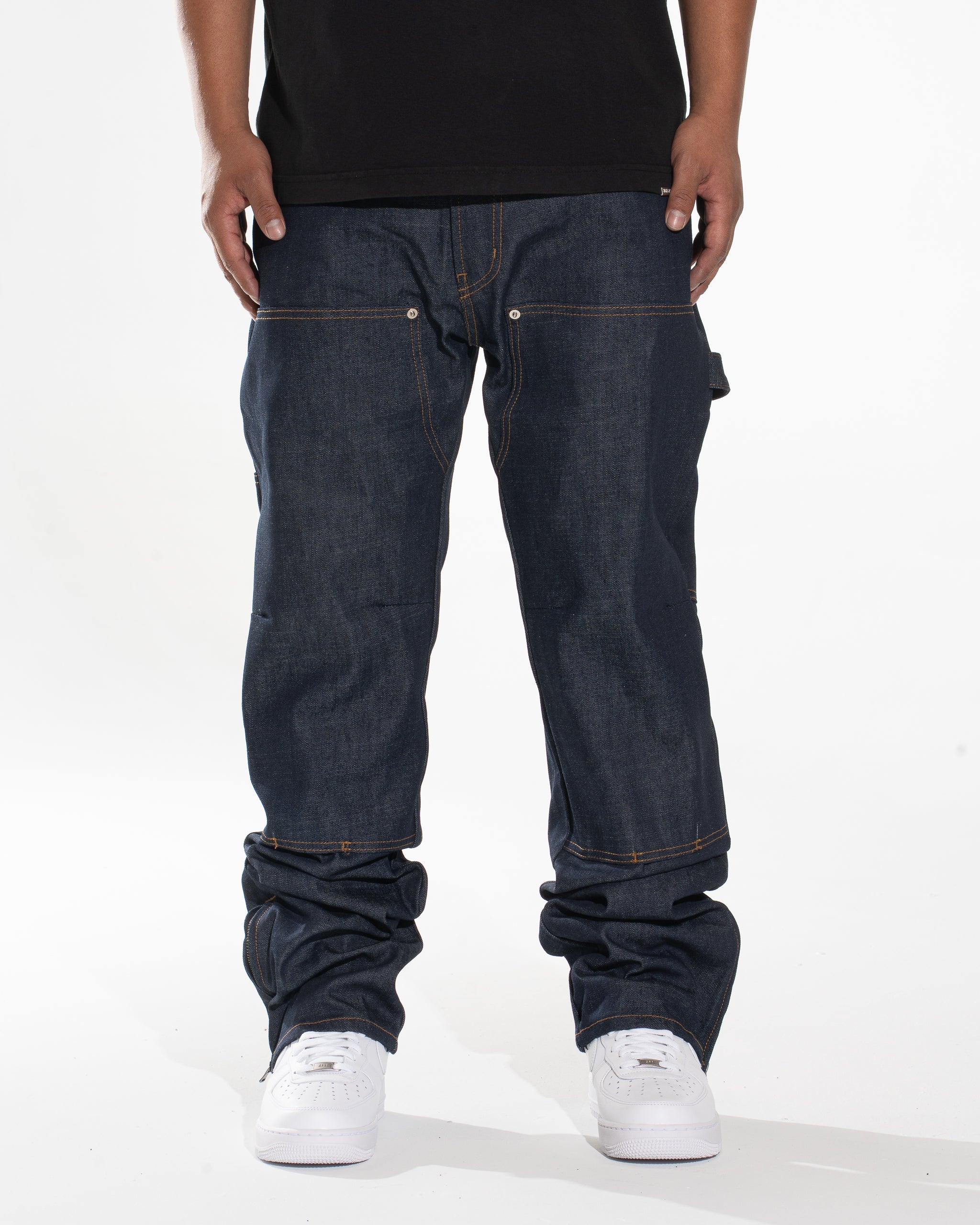 ミントクルー　デニム Mint Crew Carpenter Denim Raw Indigo MADE IN USA – Mint Crew Jeans