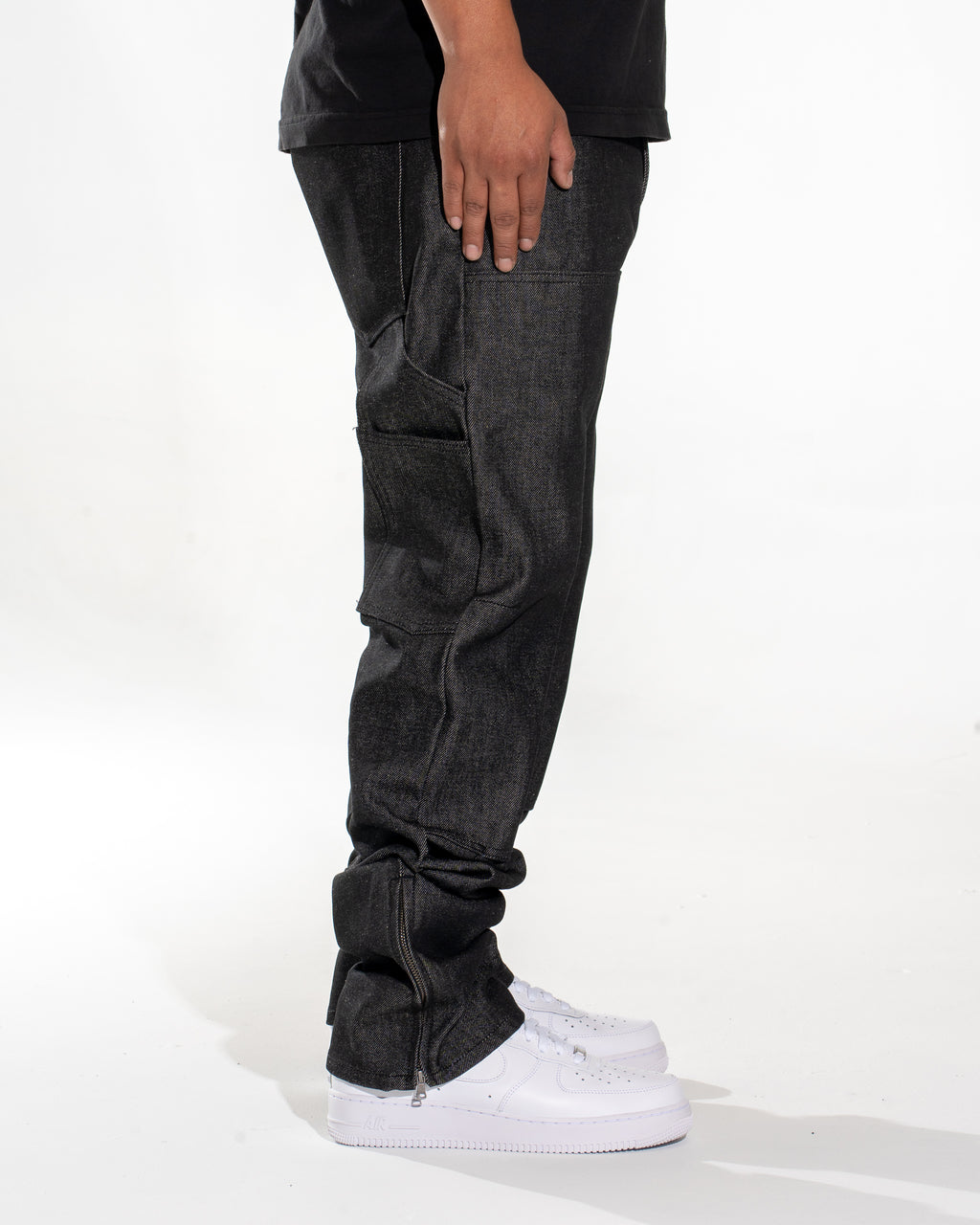 Mint Crew Carpenter Denim Raw Black MADE IN USA