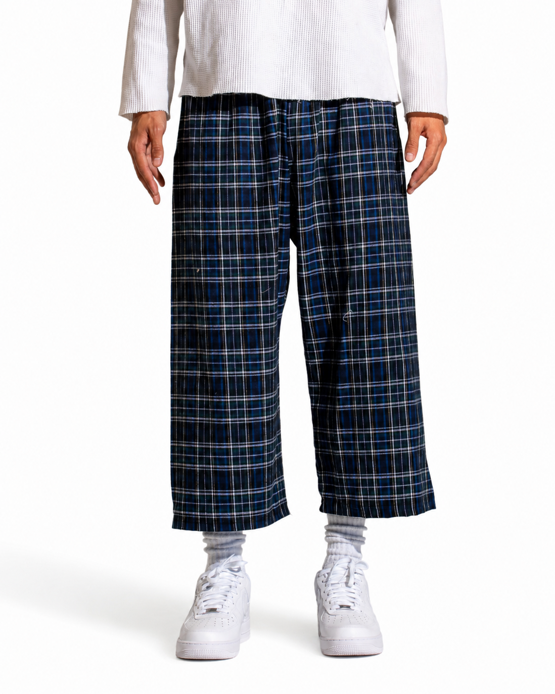 Mint Crew 3/4 Capri Easy Pants (Flannel)