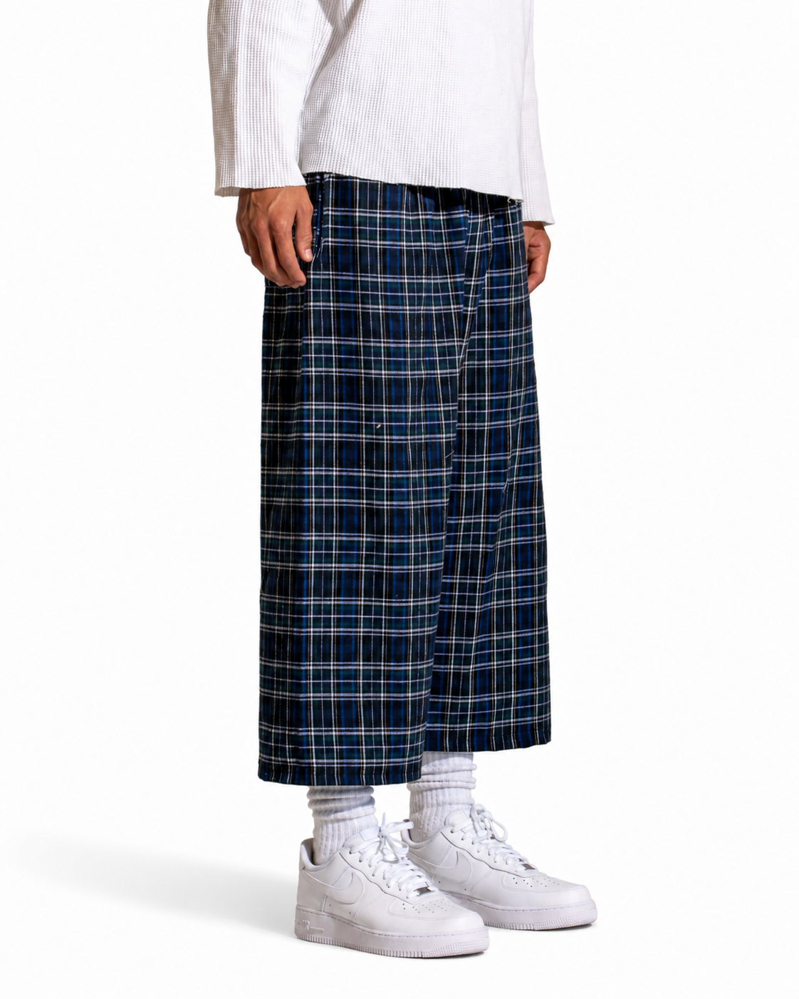 Mint Crew 3/4 Capri Easy Pants (Flannel)