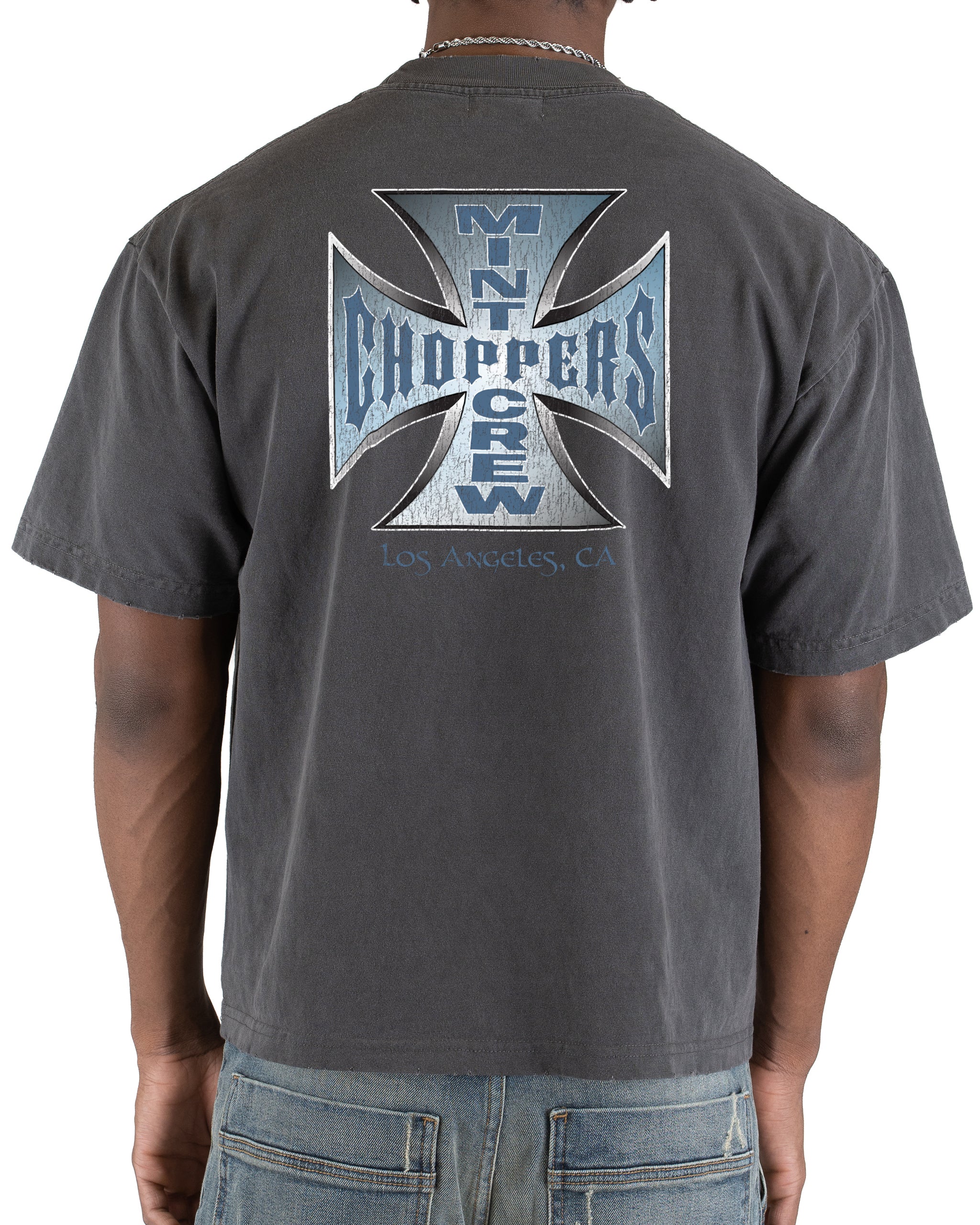 Mint Coast Choppers Vintage Grey Tee
