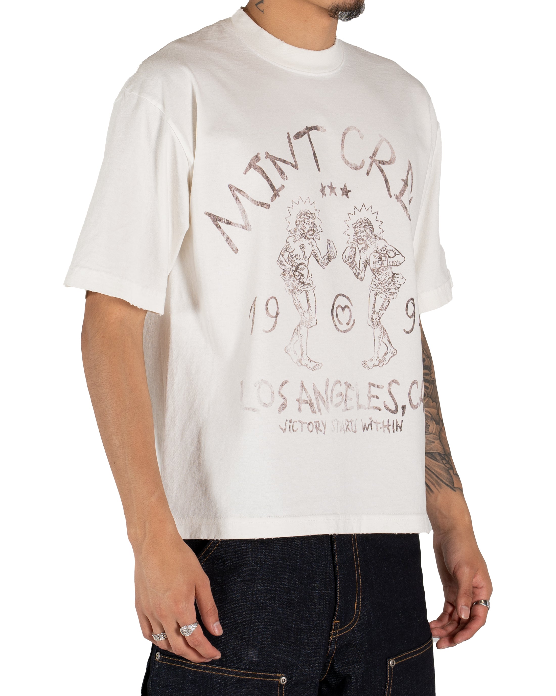 Mint Crew Victory Within White Tee