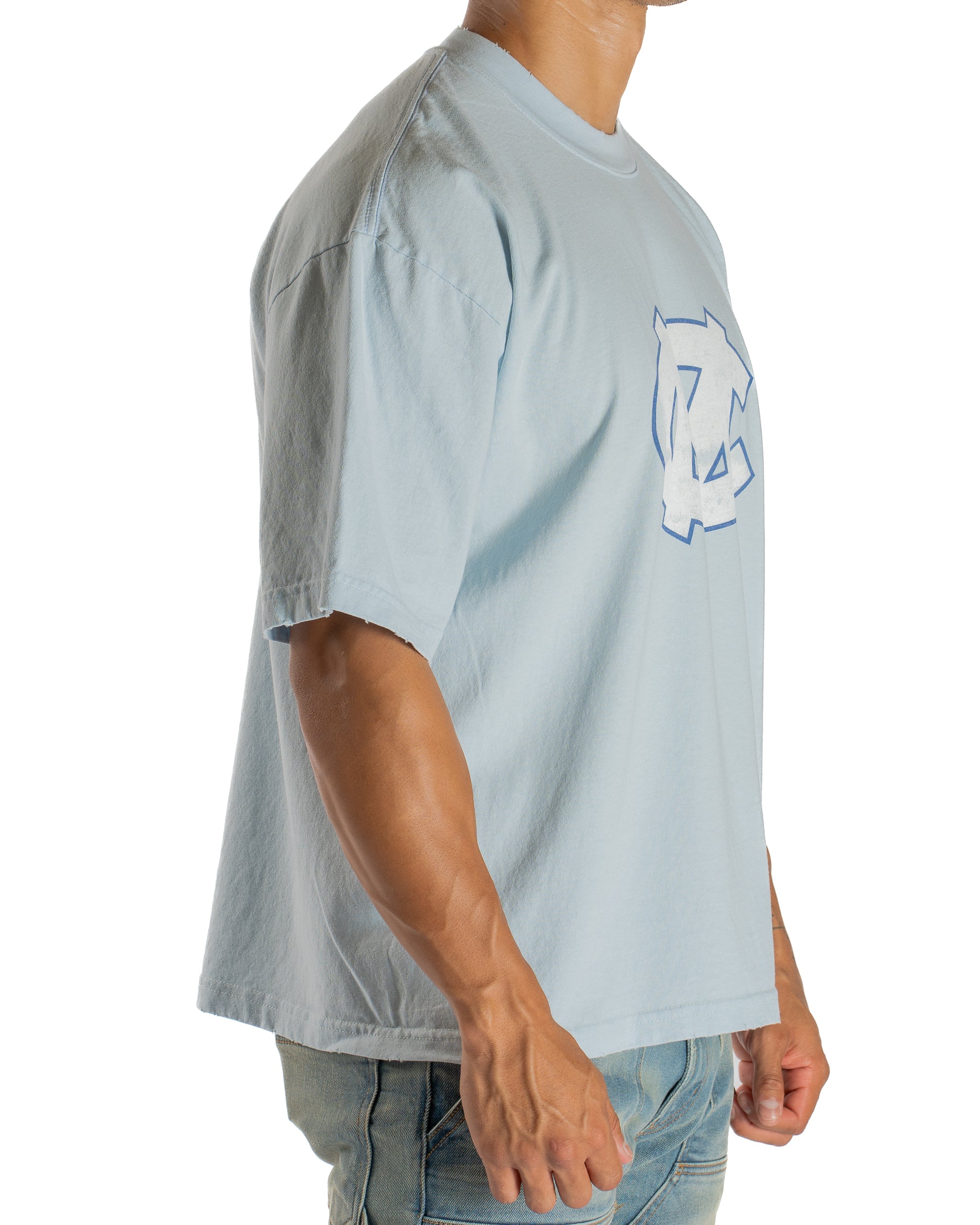 University of Mint Crew Baby Blue Tee