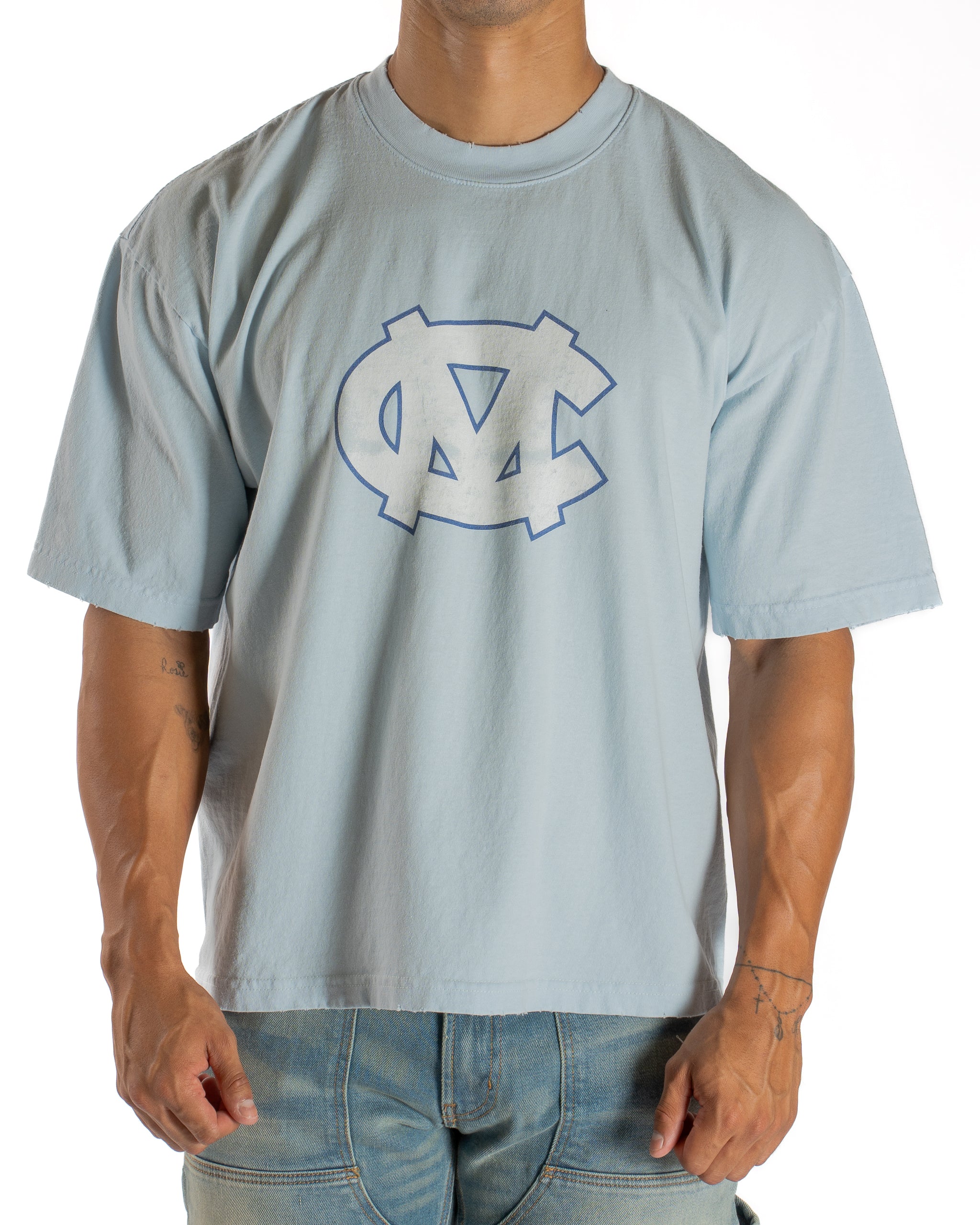 University of Mint Crew Baby Blue Tee
